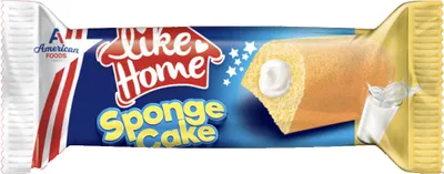 Produktbild von Like Home Sponge Cake Vanilla (Einzelpackung mit 40g)