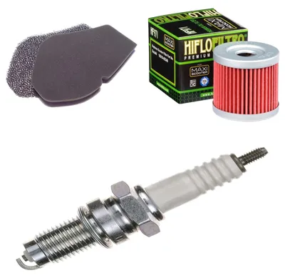 Obrázek produktu pro Servisní sada pro Suzuki UH 150 Burgman 2004–2006: vzduchový filtr, olejový filtr, zapalovací svíčka od pamoto –