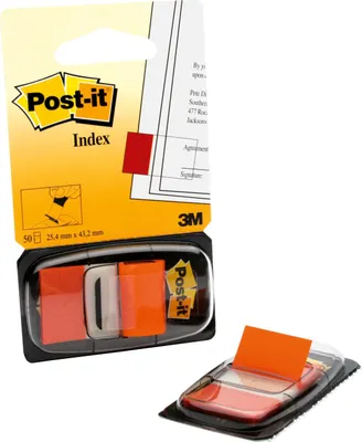 Produktbild von Post-It 680-4, Orange, 25,4 mm, 43,2 mm, 50 Blätter