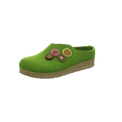 Produktbild von Haflinger Damen  Hausschuhe grün Gr. 36
