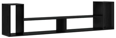 Produktbild von vidaXL TV-Schränk 100 x 30 x 50 cm Schwarze Eiche Holzwerkstoff