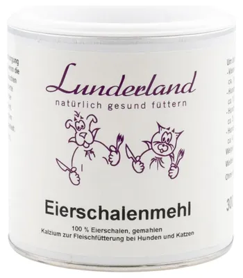 Produktbild von Lunderland Eierschalenmehl 300 g für Hunde