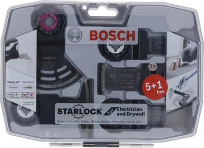 Image de Bosch 1x 6tlg. Starlock Set Electrician & Dryw, 2608666152