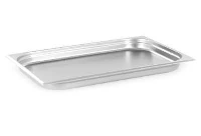 Zdjęcie produktu dla Pojemnik TECHNICA GN 1/1 40 mm wykonany ze stali nierdzewnej | Pojemnik gastronomiczny sztaplowany | Taca kuchenna ze stali nierdzewnej | Odporny na temperaturę -40 °C do 300 °C | Gastronorm
