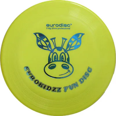 Produktbild von Kinderfrisbee Eurodisc Kidzz Giraffe Yellow ED110YLGF Gelb 23 cm