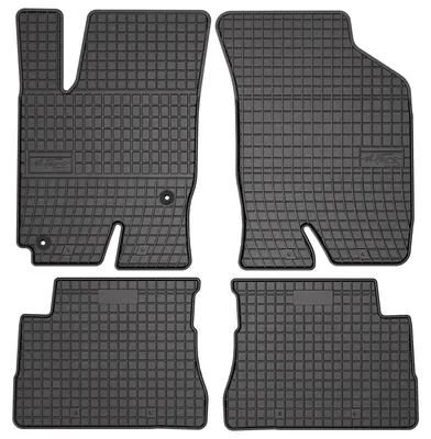 Produktbild von Gummi-Fußmatten für Hyundai Getz 2002-2010 (Schrägheck) – 4-tlg, Schwarz, passgenau – Wielganizator SolidPRO