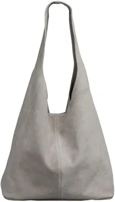 Produktbild von Caspar große Damen Wildleder Tasche Hobo Bag Shopper - CLASSIC LINE - Modell No.767 -  Italy