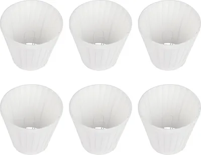 Image de 6PCS Abat-jour en tissu pour lustre Abat-jour pour lampe murale Décoration de salon Chambre à coucher Hôtel