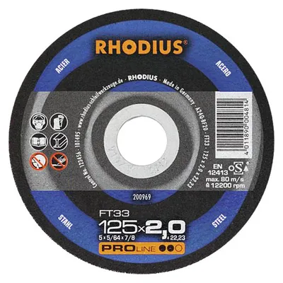 Obrázok produktu pre Rezný kotúč 230x3,0x22 mm RHODIUS FT33