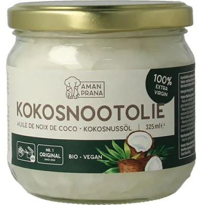 Productafbeelding van Amanprana Kokosnootolie  (325 ml)