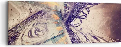 Produktbild von Bild auf Leinwand - Leinwandbild - Abstraktion modern - 90x30cm - Wand Bild - Wanddeko - Wandbilder - Leinwanddruck - Bilder - Kunstdruck - Wanddekoration - Leinwand bilder - Wandkunst - AB90x30-4057