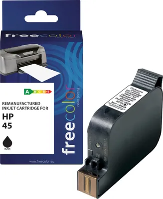 Produktbild von Freecolor Patrone HP 45 black remanufactured