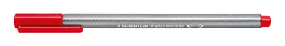Zdjęcie produktu dla STAEDTLER 334-2 Cienkopis i pigmentowy liner Cienkopis Triplus czerwony 1 szt