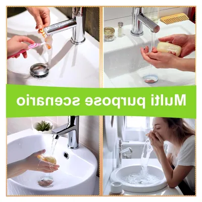 Produktbild von Ablaufgarnitur aus Messing für Waschbecken mit Überlauf, Abflusssieb und Stöpsel, universell einsetzbar für Bad und Küche