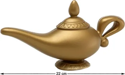 Obrázek produktu pro Lampa zlatá Aladdin plastová arabská