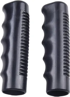 Produktbild von Famanu Handgriffe für Schubkarre - Gummi, Antirutsch, 25mm Innendurchmesser, Schwarz