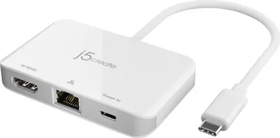 Obrázek produktu pro j5create JCA351, Kabel, USB 3.2 Gen 1 (3.1 Gen 1) Type-C, 100 W, USB typu C, Bílá, Tchaj-wan