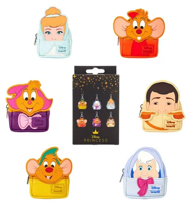 Zdjęcie produktu dla Pudełko-niespodzianka z breloczkiem do plecaka Disney Kopciuszek