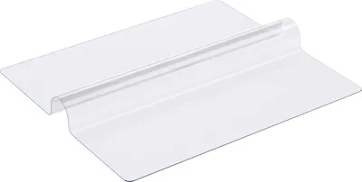 Image de SucceBuy Nappe en plastique, 137,2 x 137,2 cm, protection de table transparente de 2,0 mm d'épaisseur, sous-main en PVC carré, sous-main de bureau imperméable et facile à nettoyer pour le bureau
