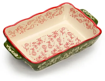 Image de Petit plat à gratin, plat à gratin en céramique, plat à gratin pour 1 personne, plat à gratin avec poignées en céramique, petit plat pour lasagnes, tiramisu, plat à gratin