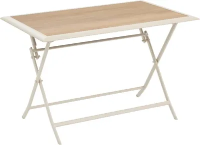 Produktbild von Gartentisch 4-sitzer azua klappbar beige 110x71cm  - Hespéride