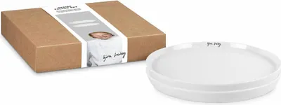 Image de PPD Björn Freitag Trend Plate 27 Set, 2er Set, Assiette, Assiette plate, New Bone China, Blanc, Ø 27 cm, 163202349
