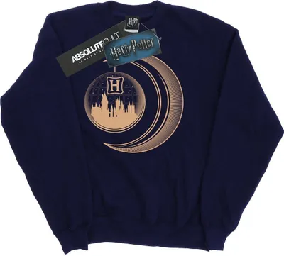 Produktbild von Harry Potter - "Hogwarts" Sweatshirt für Damen BI20197 (M) (Marineblau)