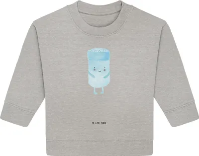 Produktbild von Mr. & Mrs. Panda Organic Baby Pullover Beste Freunde Salz 6. - 12. Monat - Heather Grey - Geschenk, Bullover, Fehlende Keywords, Lustige Sprüche