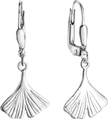 Produktbild von V Ohrhänger 375/- Gold 2,8cm weiß 221330063-2