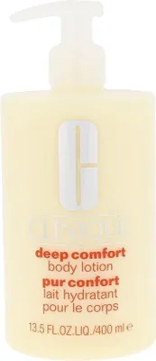 Produktbild von Clinique Deep Comfort, Lotion (Stoff), Frauen, Feuchtigkeitsspendend, Weichmachend, Beruhigend, trockene Haut, 400 ml, Pumpenflasche