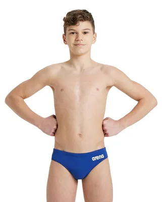 Productafbeelding van Arena Solid Team Junior, kinderbadpak, sneldrogend, korte badbroek, verkrijgbaar in diverse maten