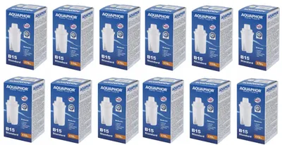 Obrázek produktu pro Standardní filtrační patrona Aquaphor B15 12 ks.