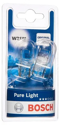 Image de Bosch W21W Pure Light ampoule automobile 12V, W3x16d