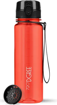 Obrázek produktu pro uberBottle crystalClear láhev na pití se sítkem 500ml / Watermelon Red/ 720DGREE