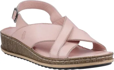 Immagine prodotto di Hush Puppies sandalo donna Elena con zeppa in pelle FS7058 (39 EU) (Rose)