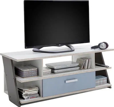 Image de TV-Board >Ferdy< in Weiß - 135x47x40cm (BxHxT)