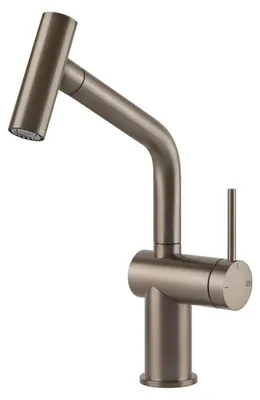 Produktbild von Gessi Inedito, Ziehen, Gebürsteter Stahl, Nickel, Hebelgriffe, Einzelbild, Type U, 50 x 50 mm