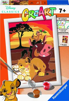 Zdjęcie produktu dla Ravensburger CreArt Disney: Król Lew