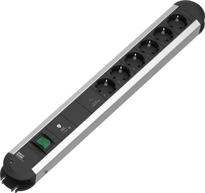 Immagine prodotto di BACHMANN PRIMO 6xCEE7/3 1xGVS-Plus 1xinterruttore 2,0m CEE7/7