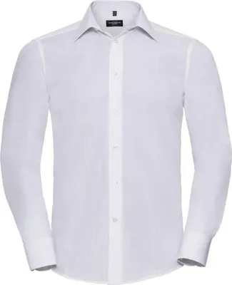 Image de Russell Collection - Chemise de cérémonie manches longues pour homme PC5809 (3XL) (Blanc)