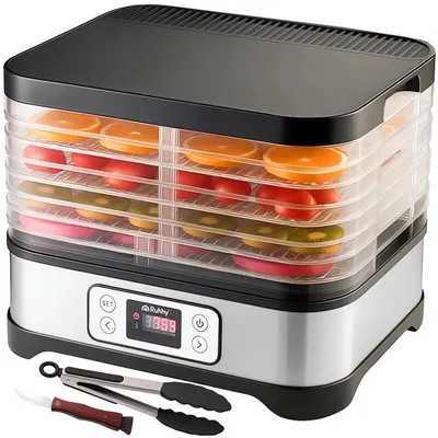 Produktbild von STILHOFF Obst-, Pilz-, Gemüsetrockner mit Thermo-Umwälztimer INOX 25929