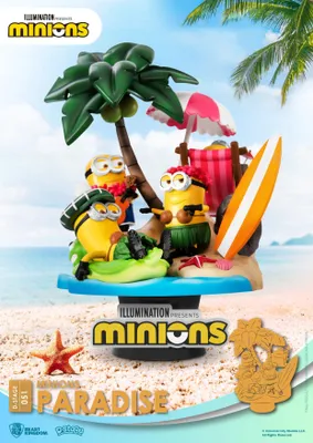 Produktbild von Beast Kingdom Toys Minions Paradise D-Stage PVC Diorama Statue 15 cm BKDDS-051