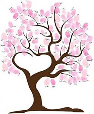 Image de Arbre à empreintes digitales Livre d'or - Arbre à signatures de mariage - Enregistrement de mariage - Alternative au Livre d'or