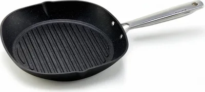Obrázek produktu pro GRILOVACÍ PÁNEV 28 x 28 cm pánev INDUCTION pánev s nepřilnavým povrchem MONETA