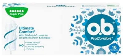 Produktbild von O.B. Tampons Pro Comfort Super Plus, 16 Stück