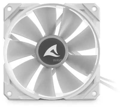 Produktbild von Sharkoon F50, Ventilator, 12 cm, 600 RPM, 2000 RPM, 132 m³/h, Grau, Weiß