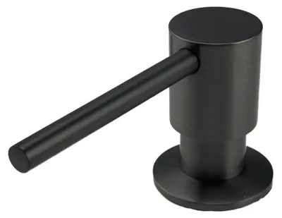 Produktbild von Pure.Sink Elite Steel Shine Einbau-Seifenspender PVD Gun Metal, von oben nachfüllbar PS9010-61