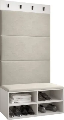 Produktbild von Garderobe MIRO Set 2 mit gepolsterten Paneelen Industrial Design