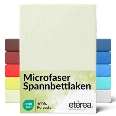 Produktbild von etérea Spannbettlaken Microfaser 60x120 - 70x140 cm