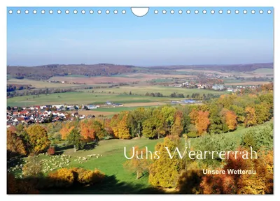Immagine prodotto di La Wetterau con frasi in dialetto (calendario da parete 2027, formato DIN A4 orizzontale), calendario mensile CALVENDO